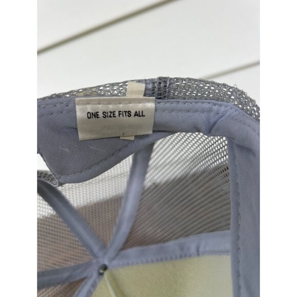 Vintage Fruehauf Roanoke Va Adjustable Gray Mesh Trucker Snapback Hat X3 - Picture 4 of 4